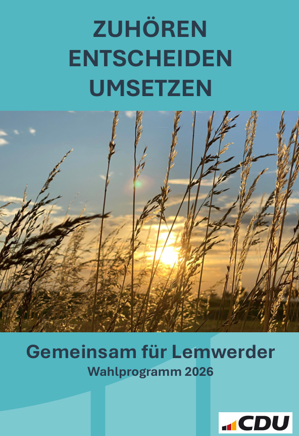 Vorschau Wahlprogramm 2026 – Gemeinsam für Lemwerder
